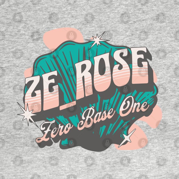 Zero base one Zerose ze rose typography zb1 | Morcaworks by Oricca